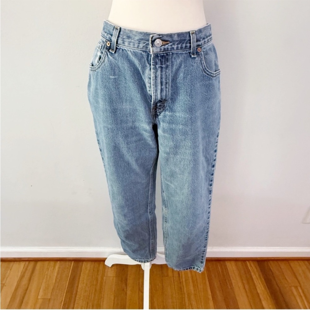 Vintage Levis 90s Women 550 Relaxed Fit High Rise Jeans Size 12S Classic Casual